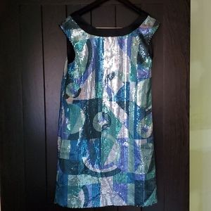 Dress art deco design sequin